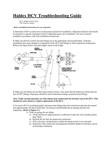 Haldex troubleshooting guide